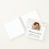 Gästebuchdenkmal Foto Goldherzen Notizblock (Innenseite)