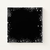 Gästebuchdenkmal Foto schwarz silber Notizblock (Rückseite)