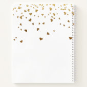 Gästebuchdenkmal Weißgoldenherzen Foto Notizblock (Rückseite)