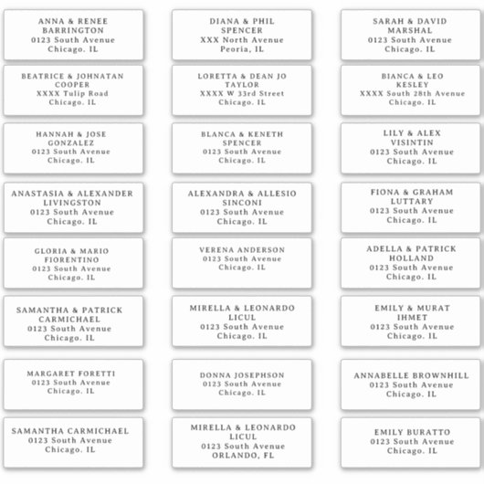 Gästebuchetiketten schneiden Vinyl Sticker (Vorderseite)