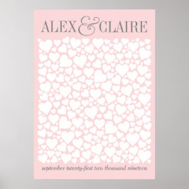 Gästebuchposter für Hochzeiten - WÄHLEN SIE IHRE F Poster