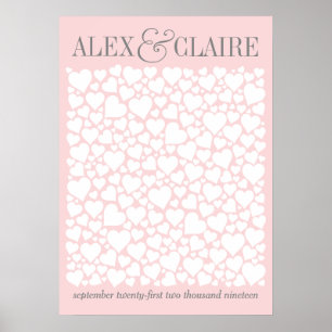 Gästebuchposter für Hochzeiten - WÄHLEN SIE IHRE F Poster