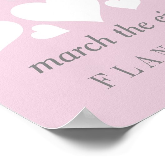 Gästebuchposter Hochzeit - WÄHLEN SIE IHRE FARBE 2 Poster (Ecke)