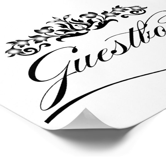 Gästebuchsignatur - Gästebuch (Ecke)