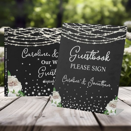 Gästebuchsignierung schwarze Signierungszeichen Li Sockelschild