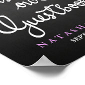 Gästebuchskatalog Wedding Hydrangea Floral Poster (Ecke)