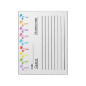 Gästebuchstitel Notizblock (Rotiert)