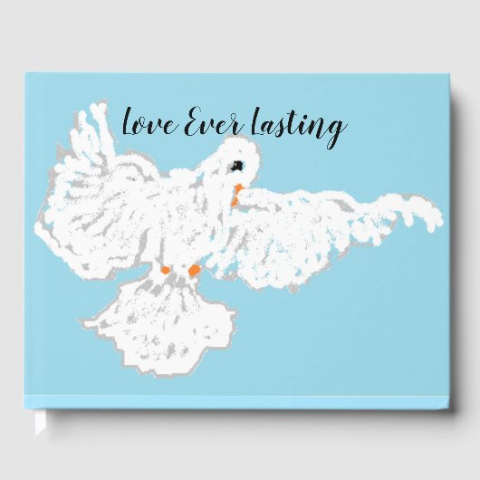 Gästebuchung: Taube immer auf Dauer Gästebuch (Vorderseite)