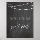 Gästebuchzeichen | Kalligrafie Poster (Vorne)