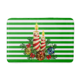 Gästehaus Badezimmer Weihnachtsstreifen Badematte