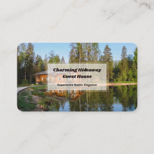 Gästehaus Visitenkarte (Vorderseite)