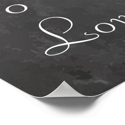 Gästekarte für Vintage Wedding Chalkboard Poster (Ecke)