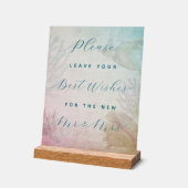 Gästekartenschild Hochzeit Acrylschild (Winkel)