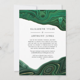 Gästeliste für Malachite und Gold Agate Ankündigung