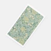 GÄSTESTADT : WILLIAM MORRIS : JASMINE : 1896 SERVIETTE (Ecke)