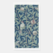 GÄSTESTADT: WILLIAM MORRIS : POMEGRANATE & BIRD SERVIETTE (Vorderseite)