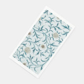 GÄSTETOWEL : WILLIAM MORRIS : FLORALES DESIGN SERVIETTE (Ecke)