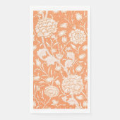 GÄSTETOWEL : WILLIAM MORRIS : WILD TULIP SERVIETTE (Vorderseite)