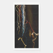 Gästetücher aus schwarzem Shooter Serviette (Vorderseite)