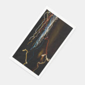 Gästetücher aus schwarzem Shooter Serviette (Ecke)