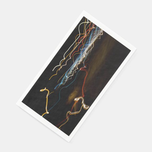 Gästetücher aus schwarzem Shooter Serviette (Ecke)