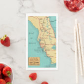 Gästetücher für Floridas Westküste Serviette (Beispiel)