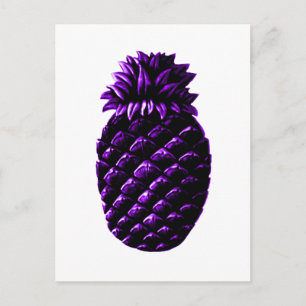 Gastfreundschaft Ananas Lila MUSEUM Zazzle Gif Postkarte