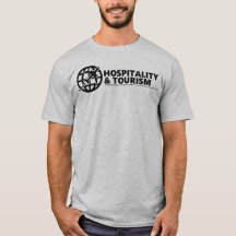 Gastfreundschaft & Tourismus Grauer T - Shirt