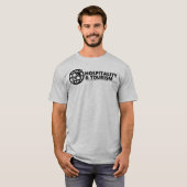 Gastfreundschaft & Tourismus Grauer T - Shirt (Vorne ganz)