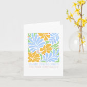 Gastfreundschaft Vielen Dank Dankbarkeit Karte für (Gelbe Blume)