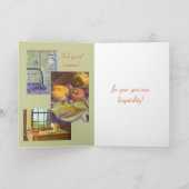 Gastfreundschaft Vielen Dank Fotovorlage Dankeskarte (Innenseite)