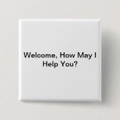 Gastfreundschafts-Abzeichen Button (Vorderseite)