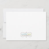 Gastgeber der Geburtstagsparty Einladung (Rückseite)