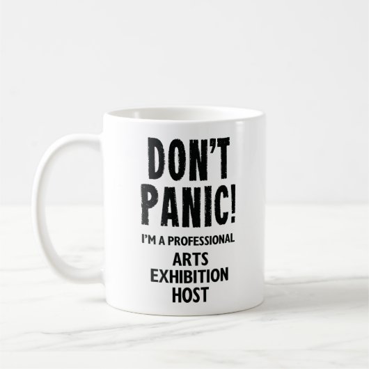 Gastgeber der Kunstausstellung Kaffeetasse (Links)