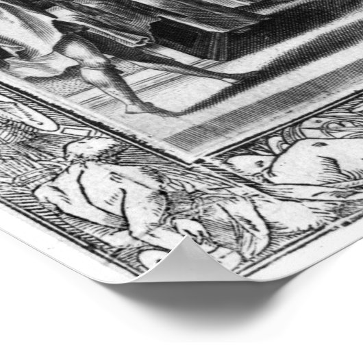 Gastgeber des Ordens des hl. Johannes Poster (Ecke)