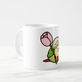 Gastgeber Grüne Ananas Conure Kaffeetasse (Vorderseite Links)