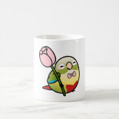 Gastgeber Grüne Ananas Conure Kaffeetasse (Mittel)