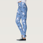 Gastgeber und Fledermäuse Halloween Leggings (Links)