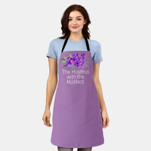 Gastgeberin Lila Süße Hochzeitsdusche Hochzeiten Schürze