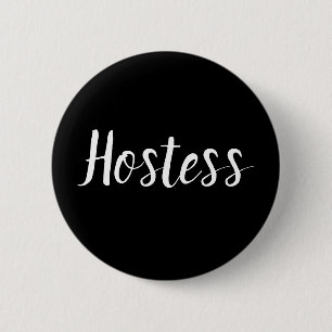 Gastgeberin Minimalistische Brautparty-Geschenke H Button