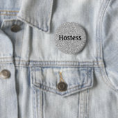 Gastgeberin Silber Glitter Brautparty Geschenke Ho Button (Beispiel)
