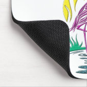 Gastgeburtstagsduschen-Party-Feier-Glückwunsch Mousepad (Ecke)