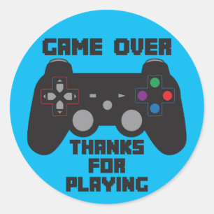 Gastgeschenk-Aufkleber für Gamecontroller Runder Aufkleber