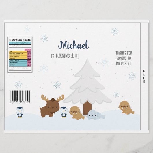 Gastgeschenk Bag Chip Bag Wrapper für Artische Tie Flyer (Vorne)