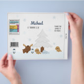 Gastgeschenk Bag Chip Bag Wrapper für Artische Tie Flyer (Hand)