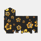 Gastgeschenk-Blume für Schwarz & Hibiskus Geschenkschachtel (Ungefaltet)