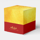 Gastgeschenk Box 2019: Rotes Schweinefleisch Geschenkschachtel (Rückseite)