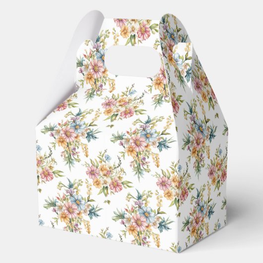 Gastgeschenk Box "Frühlingsflormütter" Geschenkschachtel (Rückseite)