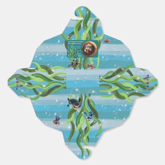 Gastgeschenk-Box für Göttliche Meerestiere Geschenkschachtel (Ungeklappt)