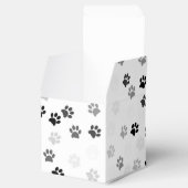 Gastgeschenk-Box für Hundeliebhaber mit Paw Prints Geschenkschachtel (Geöffnet)